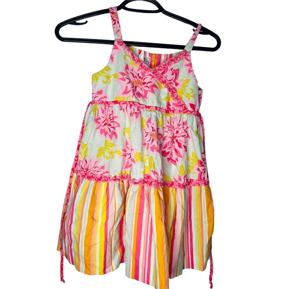Vintage girl dress Plum Pudding 6X Adorable Floral Cute Dress Summer Dress